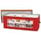 Household Essentials Red & Green Ornament Storage Box with Window